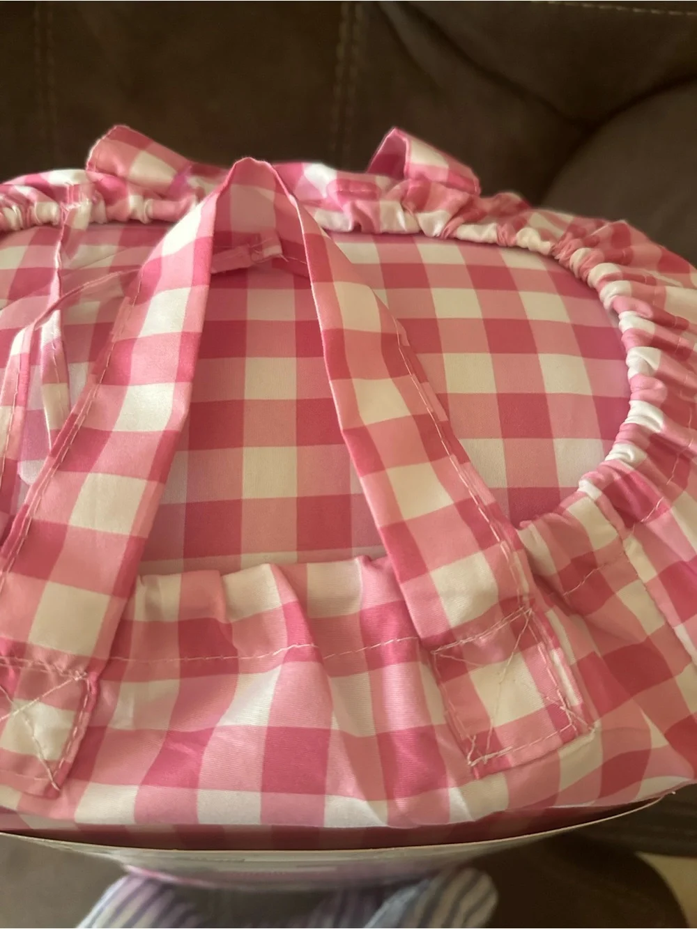 Wicked by Katie Kime Pink Gingham Twin Comforter & Sham Set